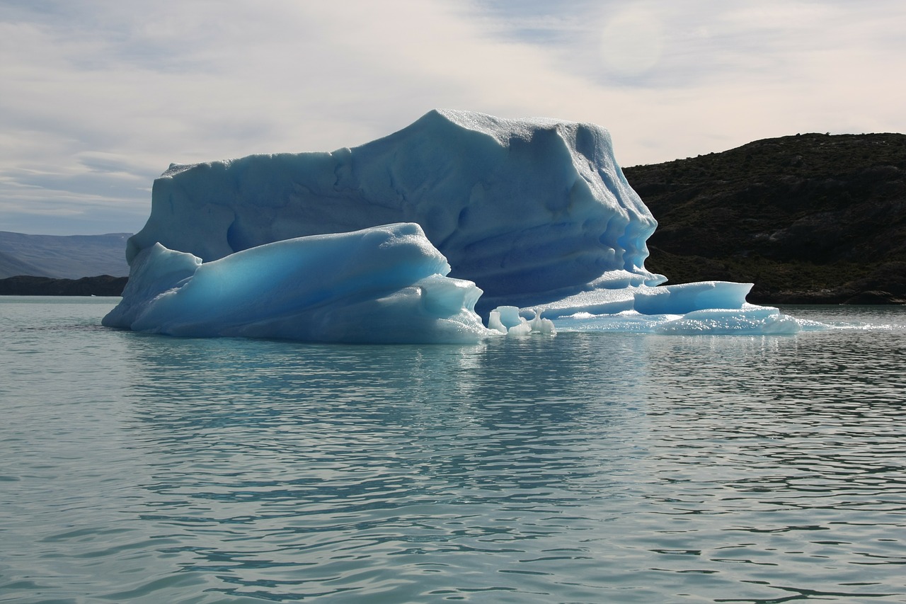 iceberg argentina sea free photo