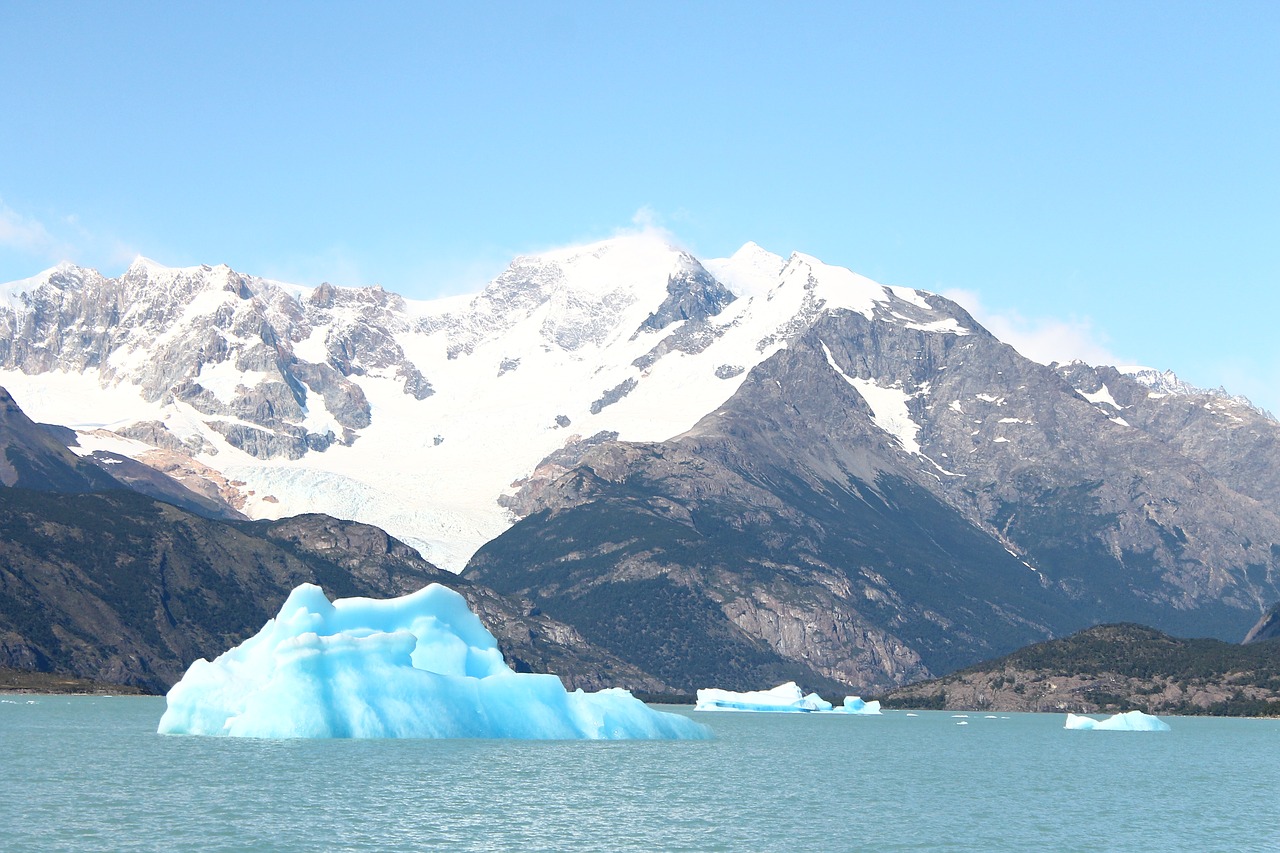 iceberg argentina mountain free photo