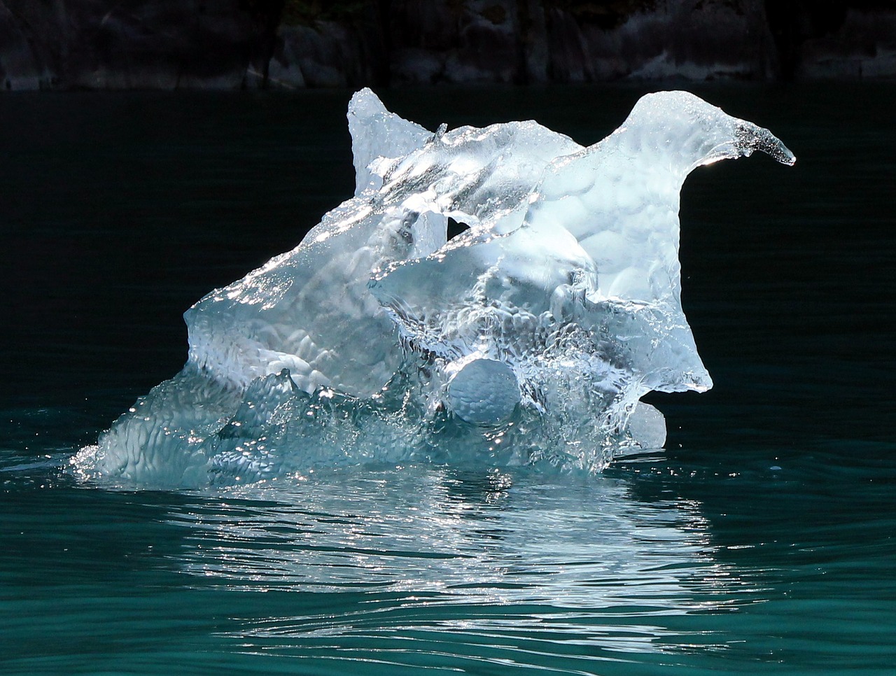 iceberg water ice free photo