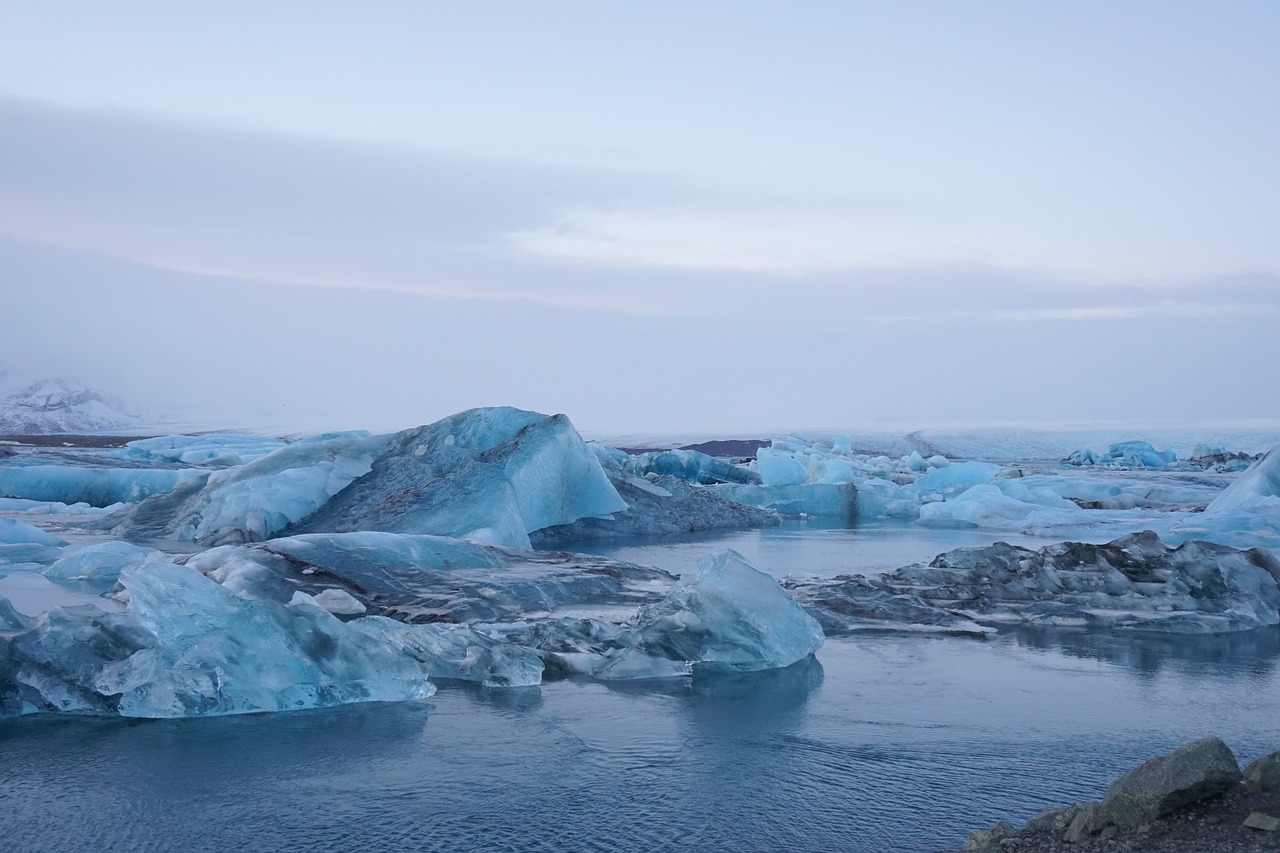 iceberg ice water free photo