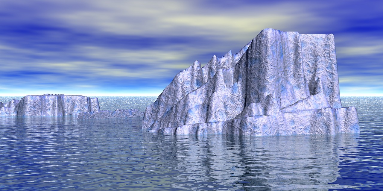 iceberg  water  ocean free photo