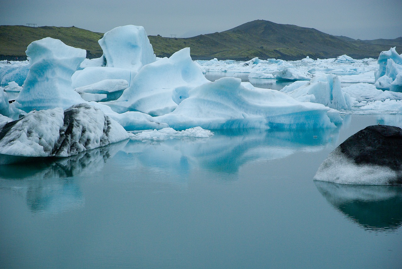 iceberg iceland glacier free photo