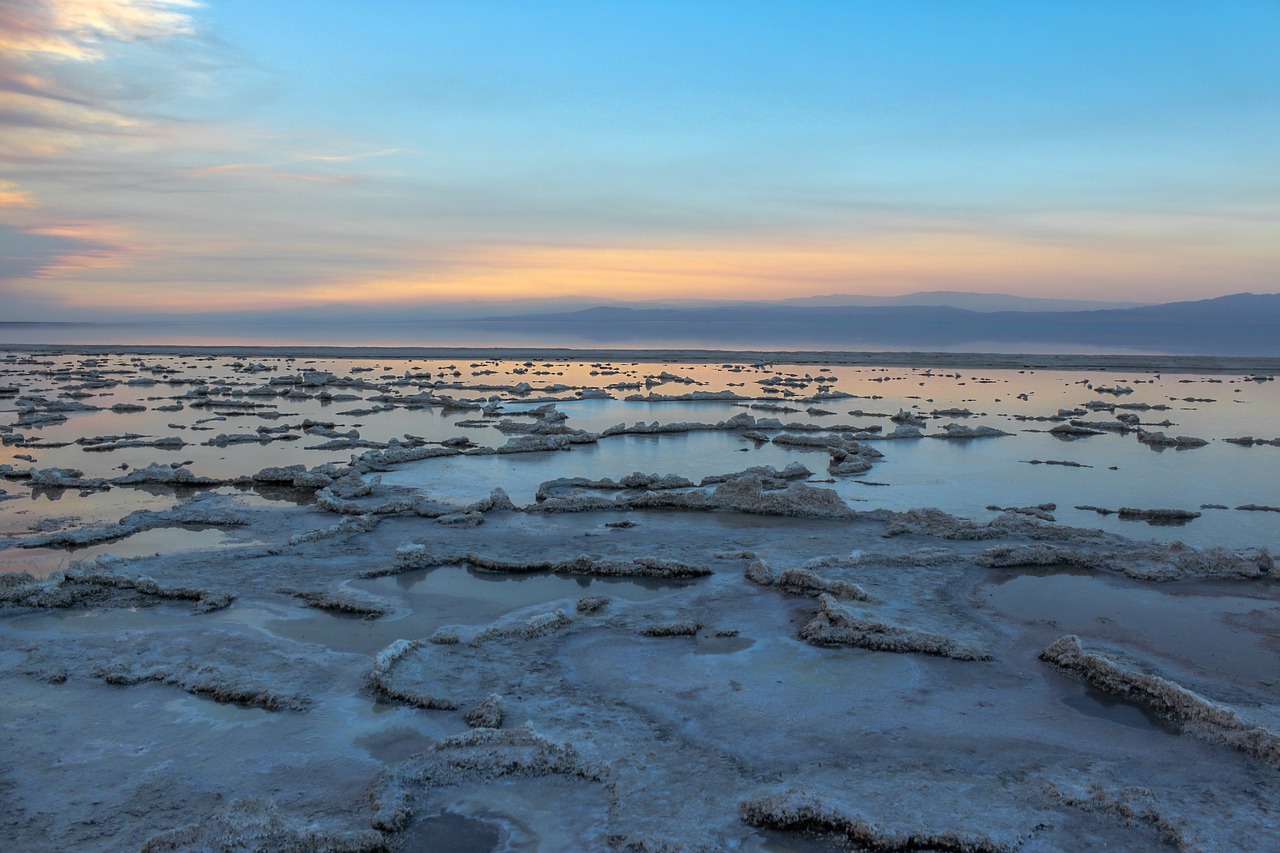 icebergs ocean water blue free photo