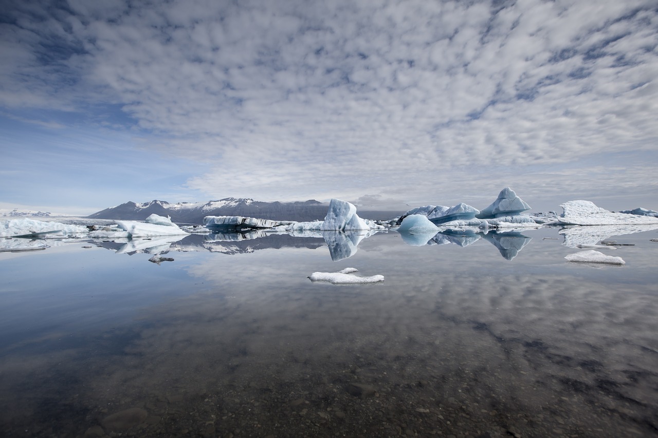 iceland glacier iceberg free photo