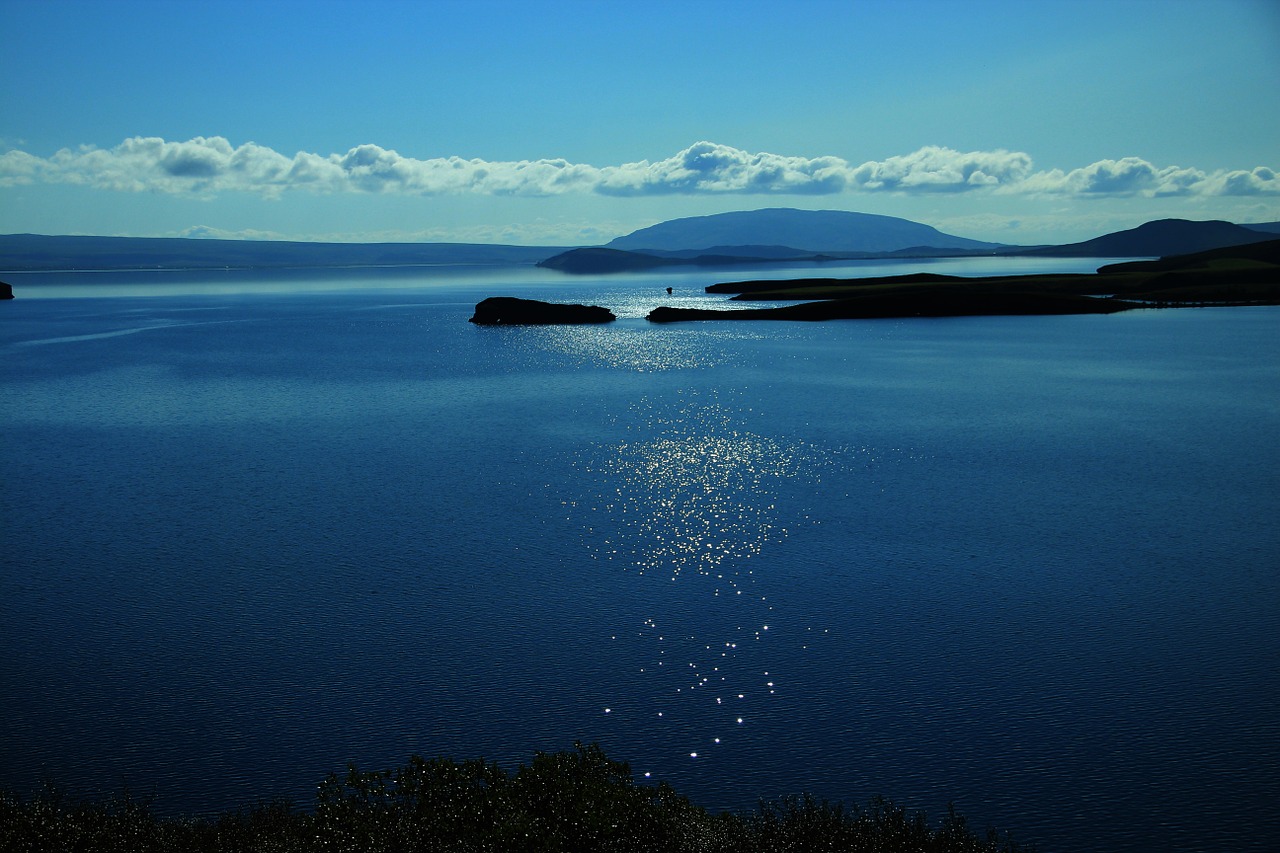 iceland dawn sea free photo