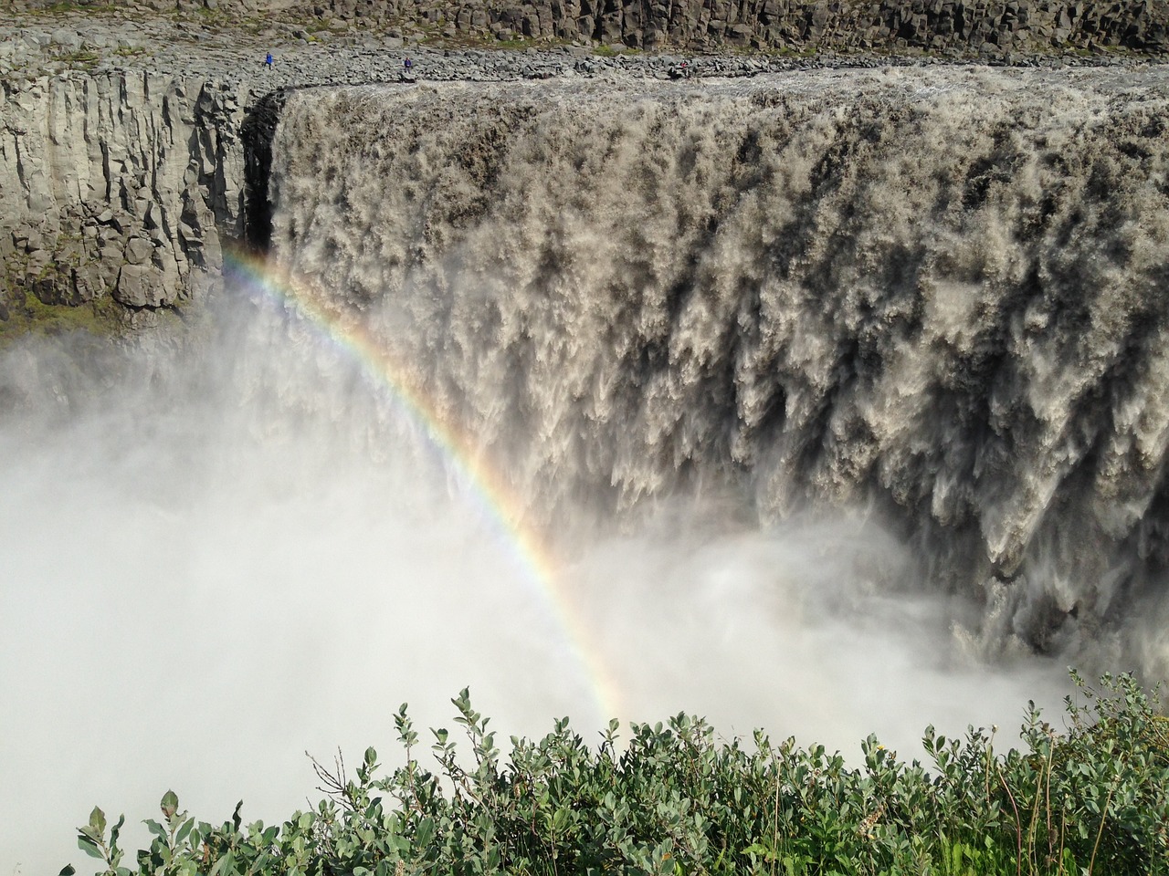 iceland waterfall nature free photo