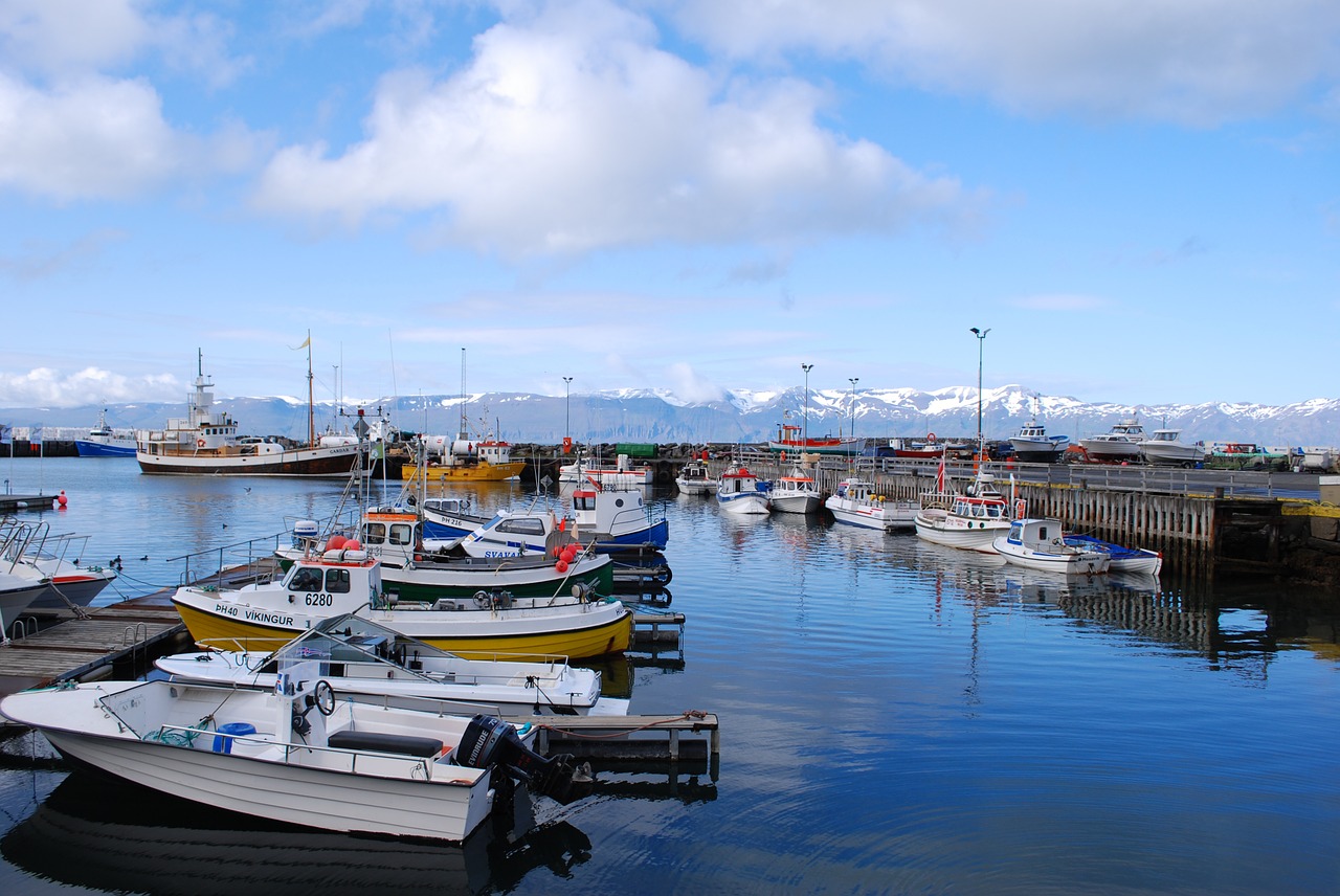 iceland port ship free photo