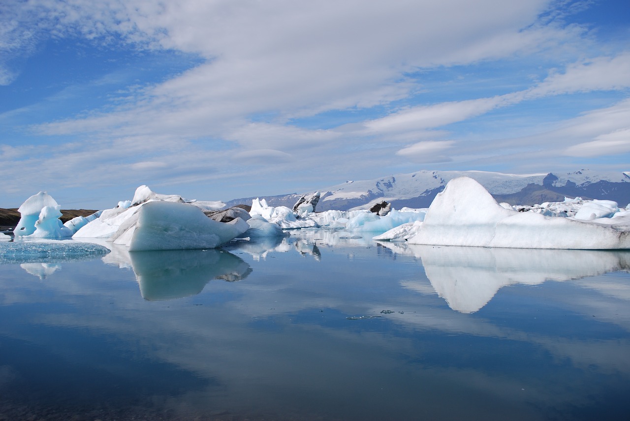 iceland glacier ice free photo