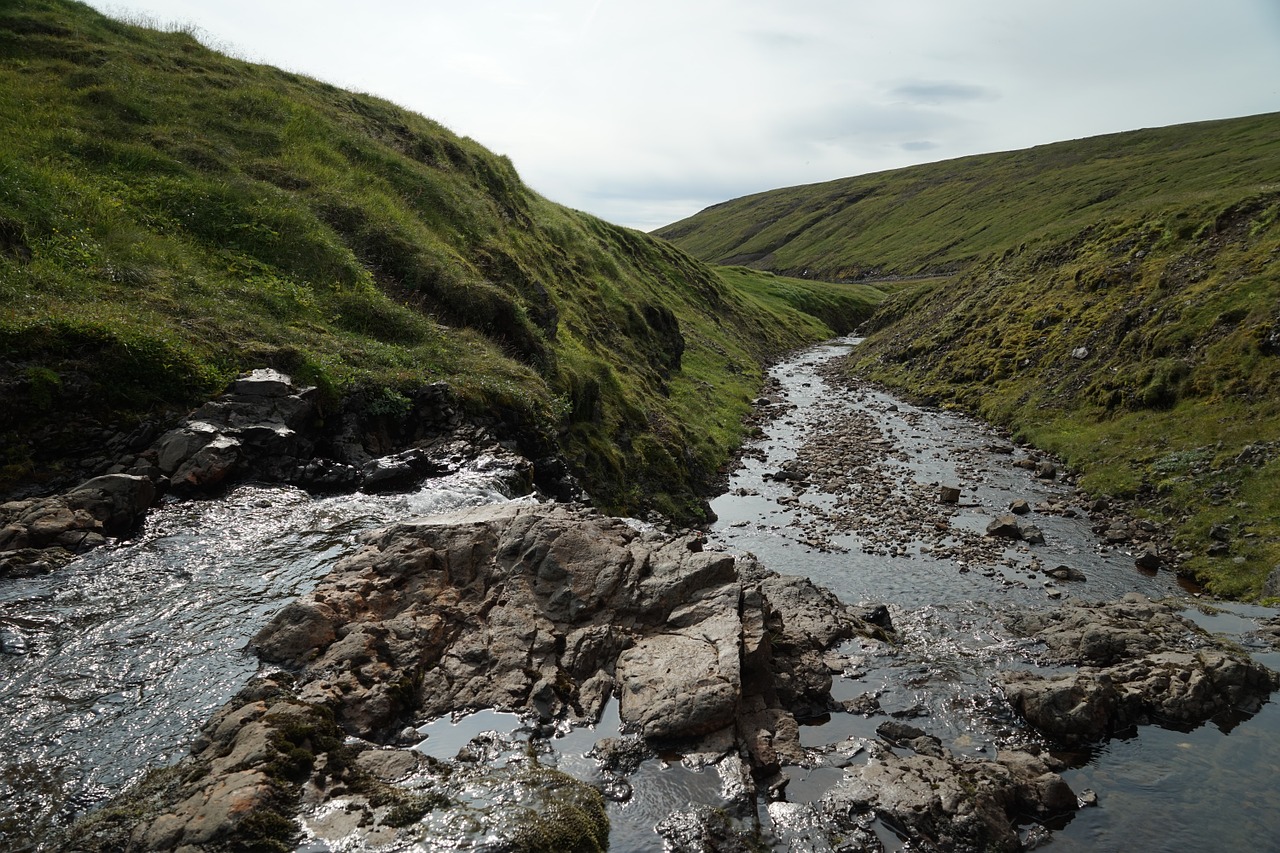 iceland nature river free photo