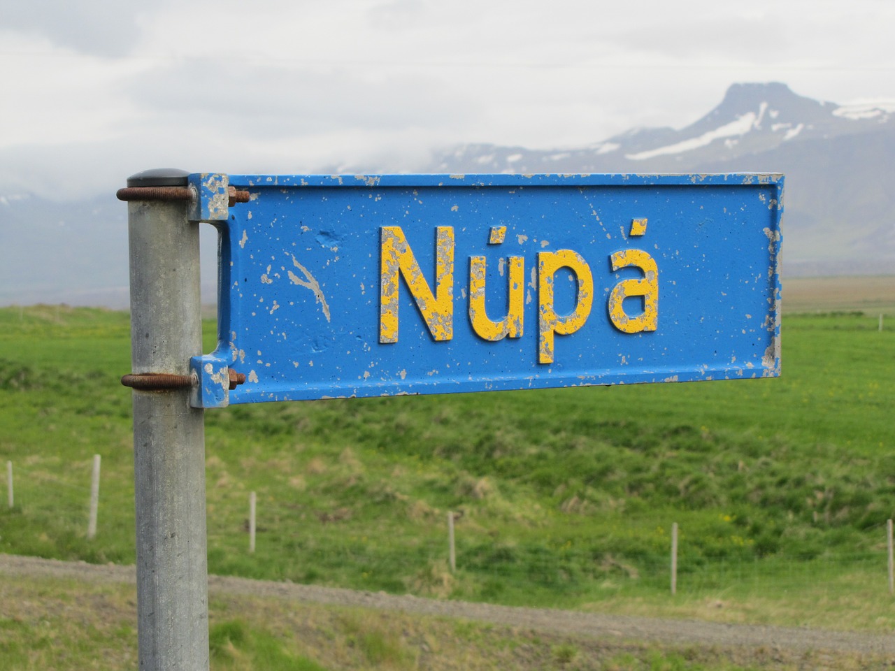 iceland street sign nupa free photo