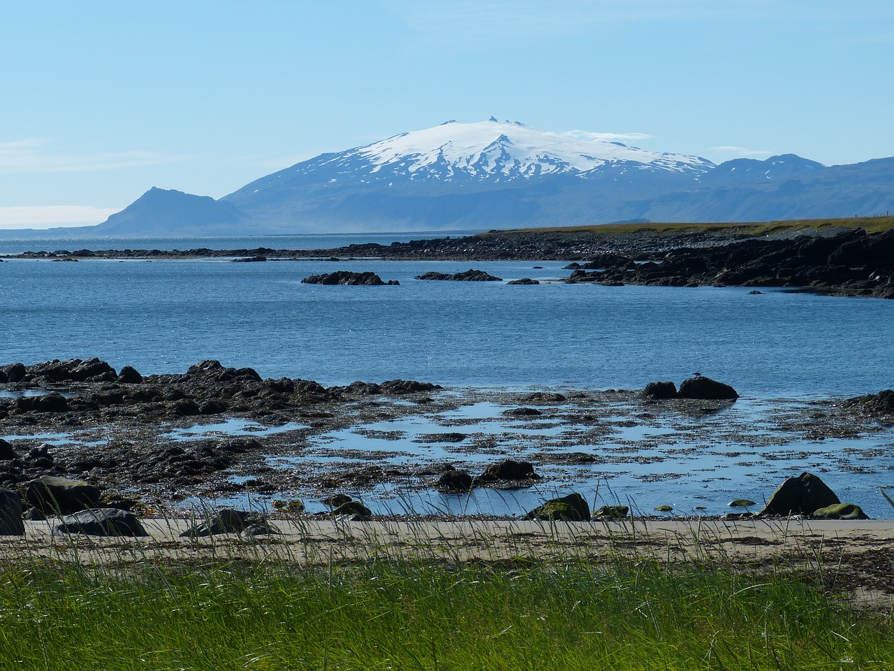 iceland coast atlantic free photo