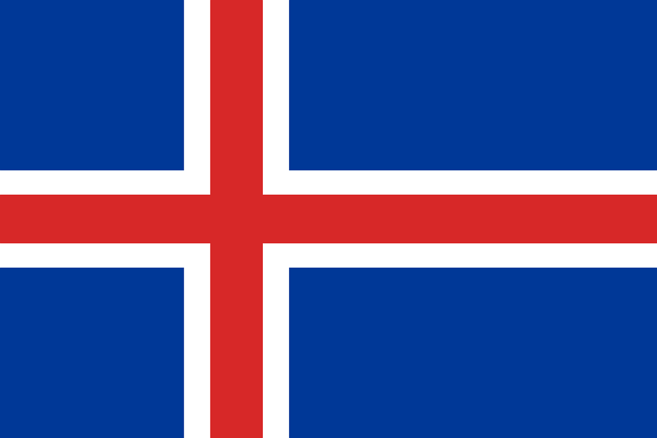 iceland flag national flag free photo