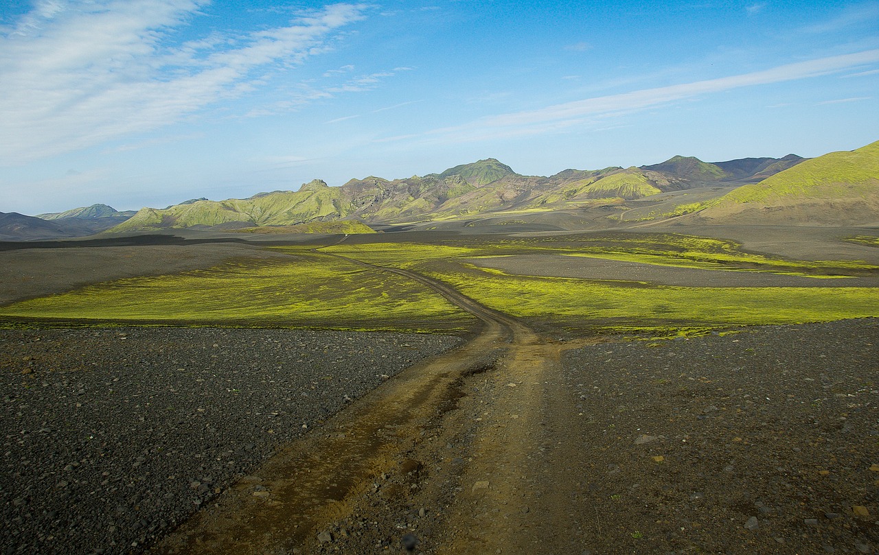 iceland langisjór track free photo