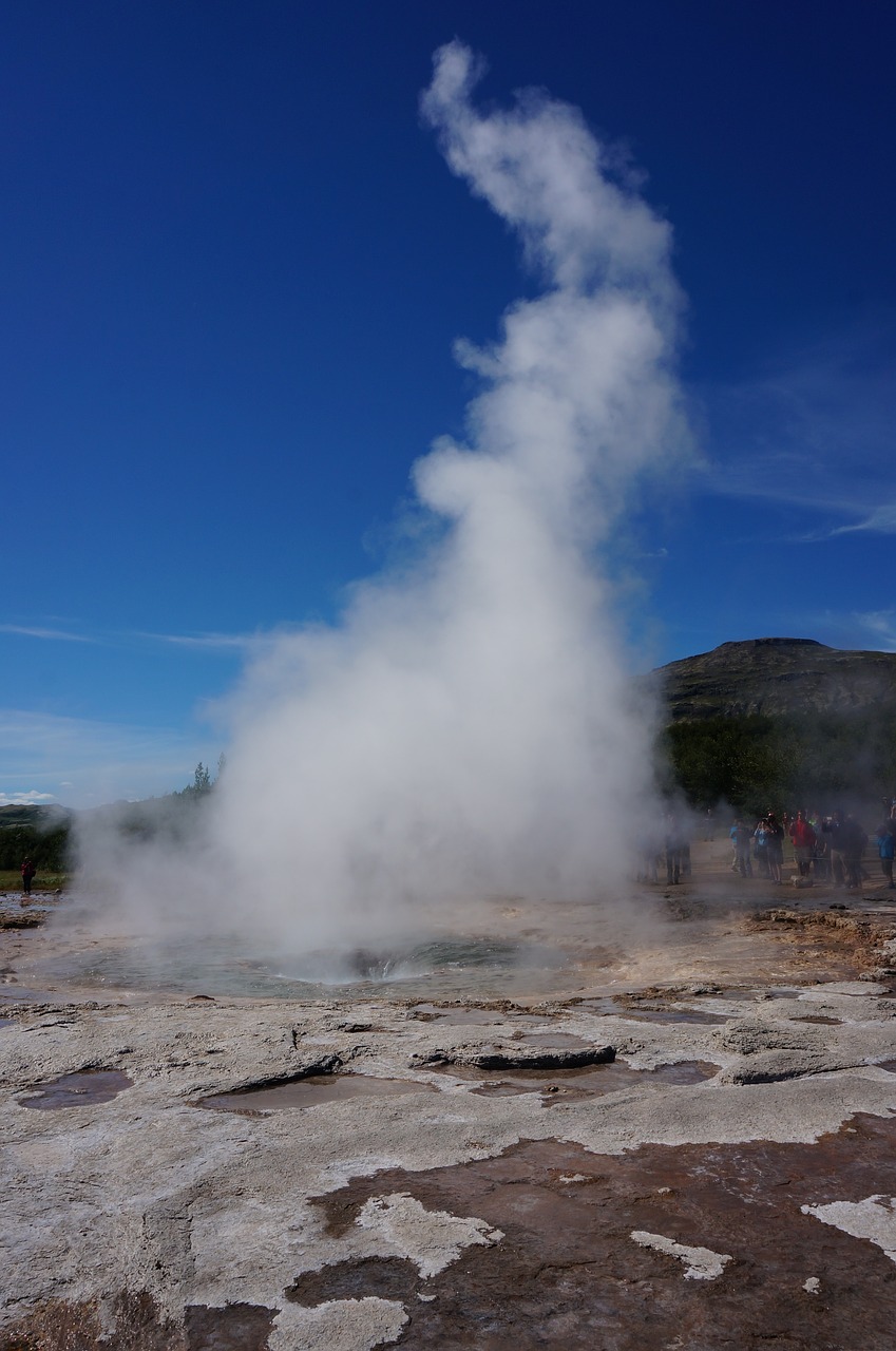 iceland island steam free photo