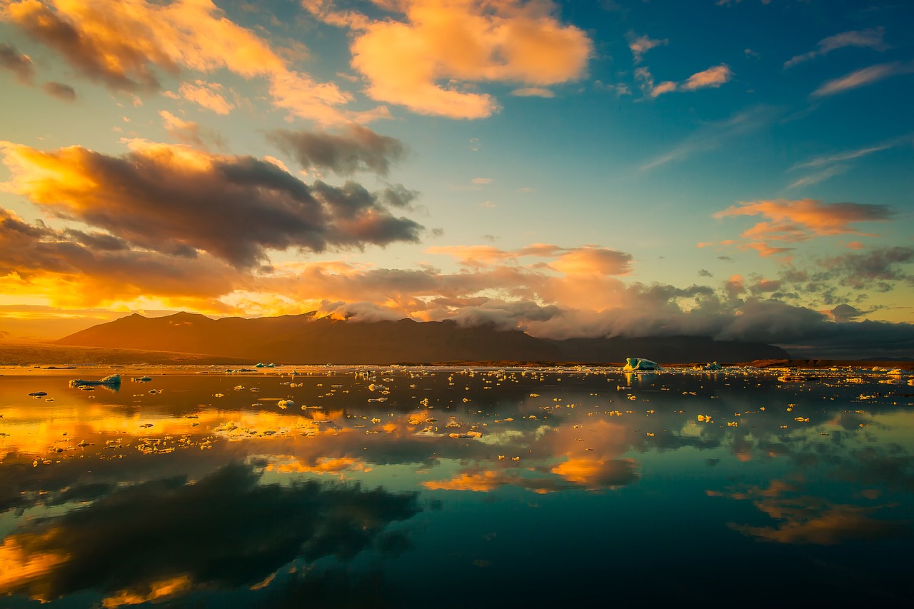 iceland sky clouds free photo