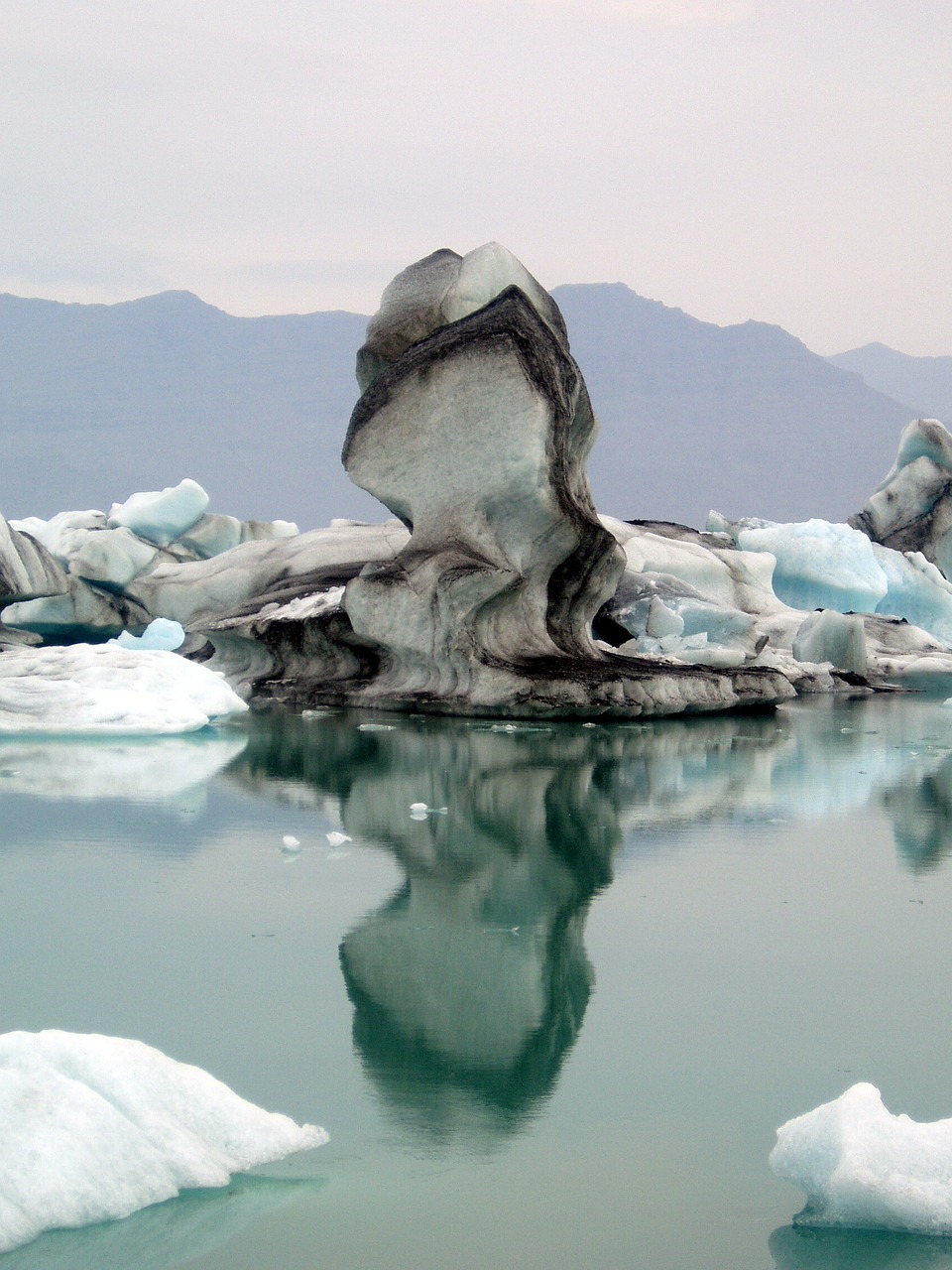 iceland iceberg glacier free photo