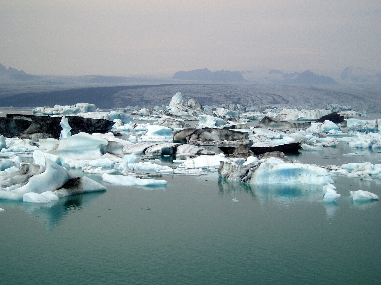 iceland iceberg glacier free photo