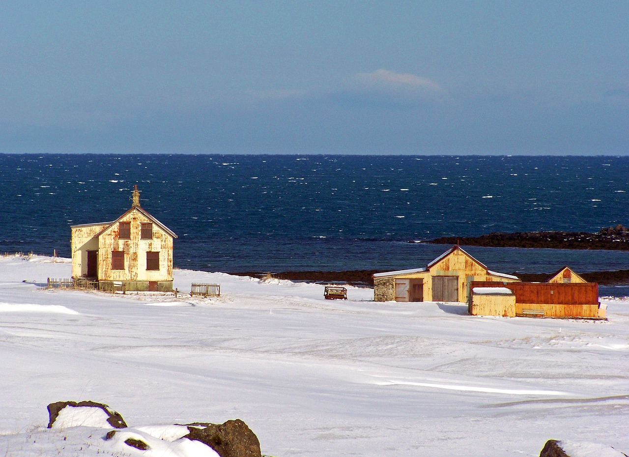 iceland snow nature free photo