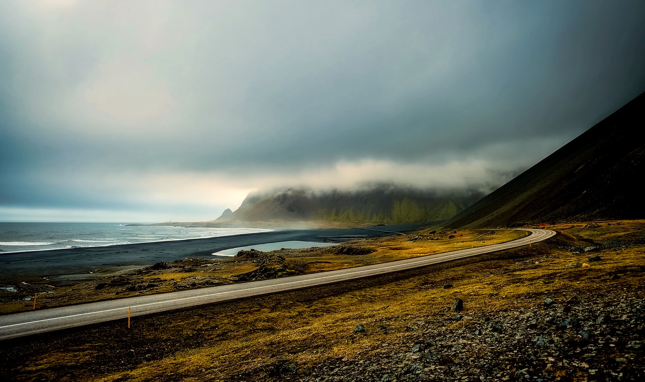 iceland sky clouds free photo