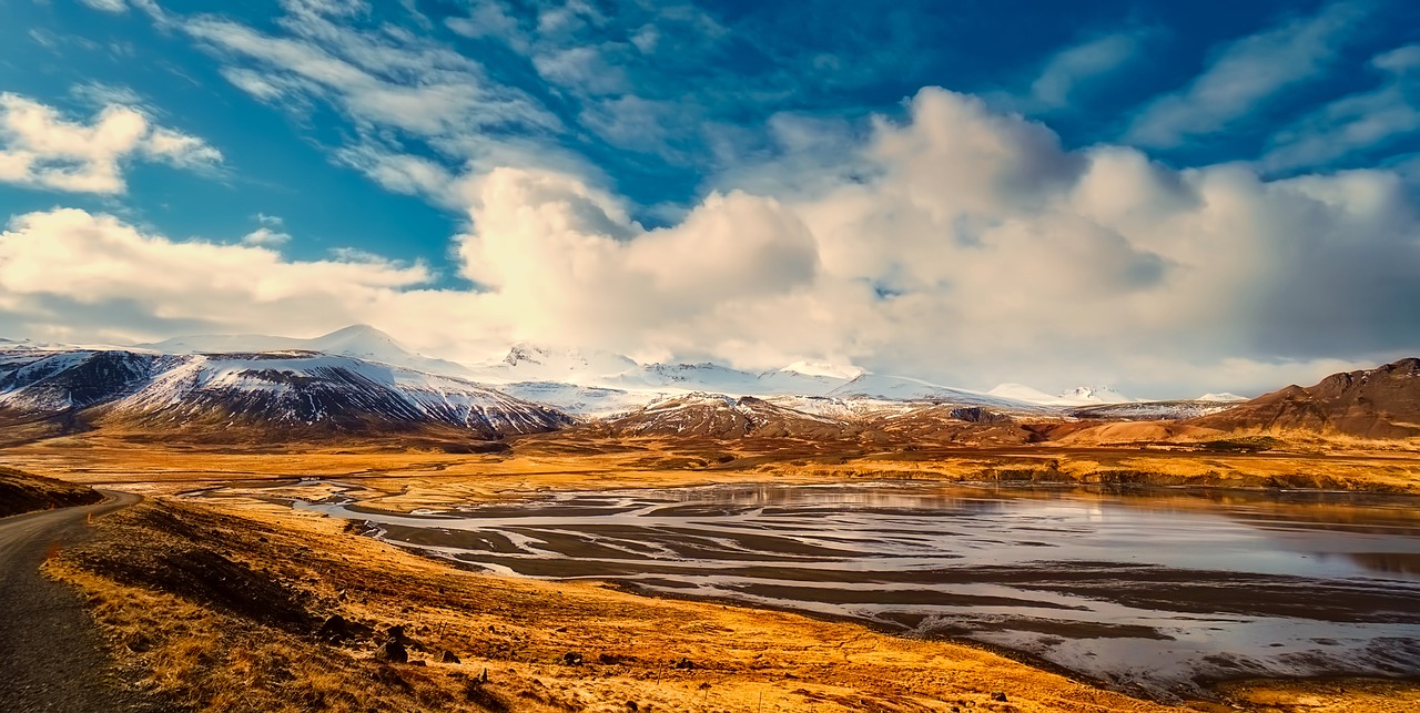 iceland sky clouds free photo