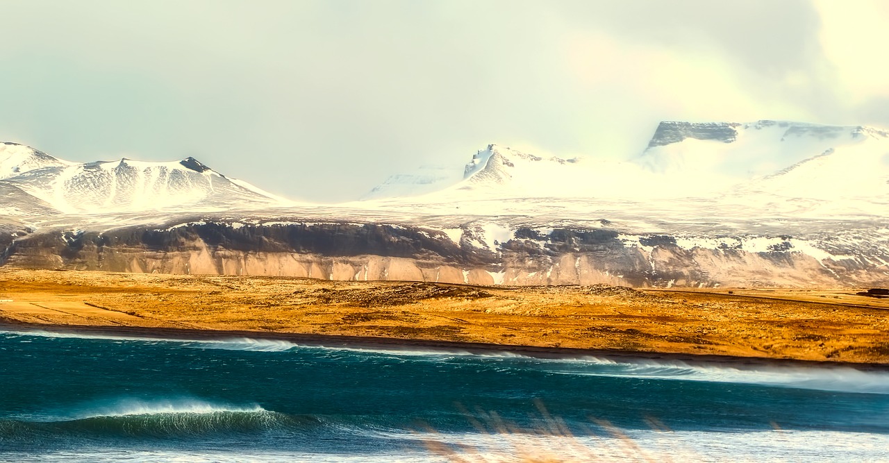 iceland panorama sea free photo