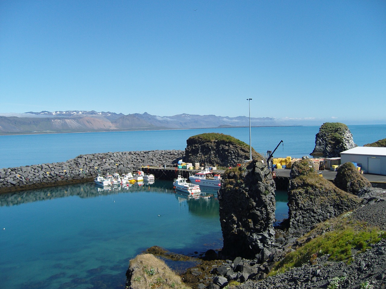 iceland boats water free photo