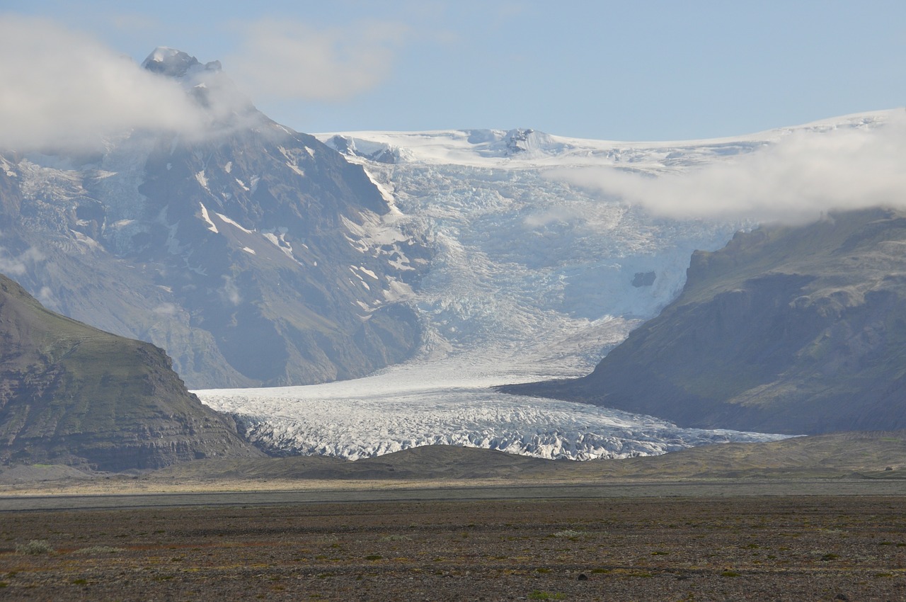 iceland glacier skaftafell free photo