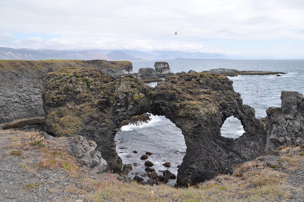 iceland lava beach free photo