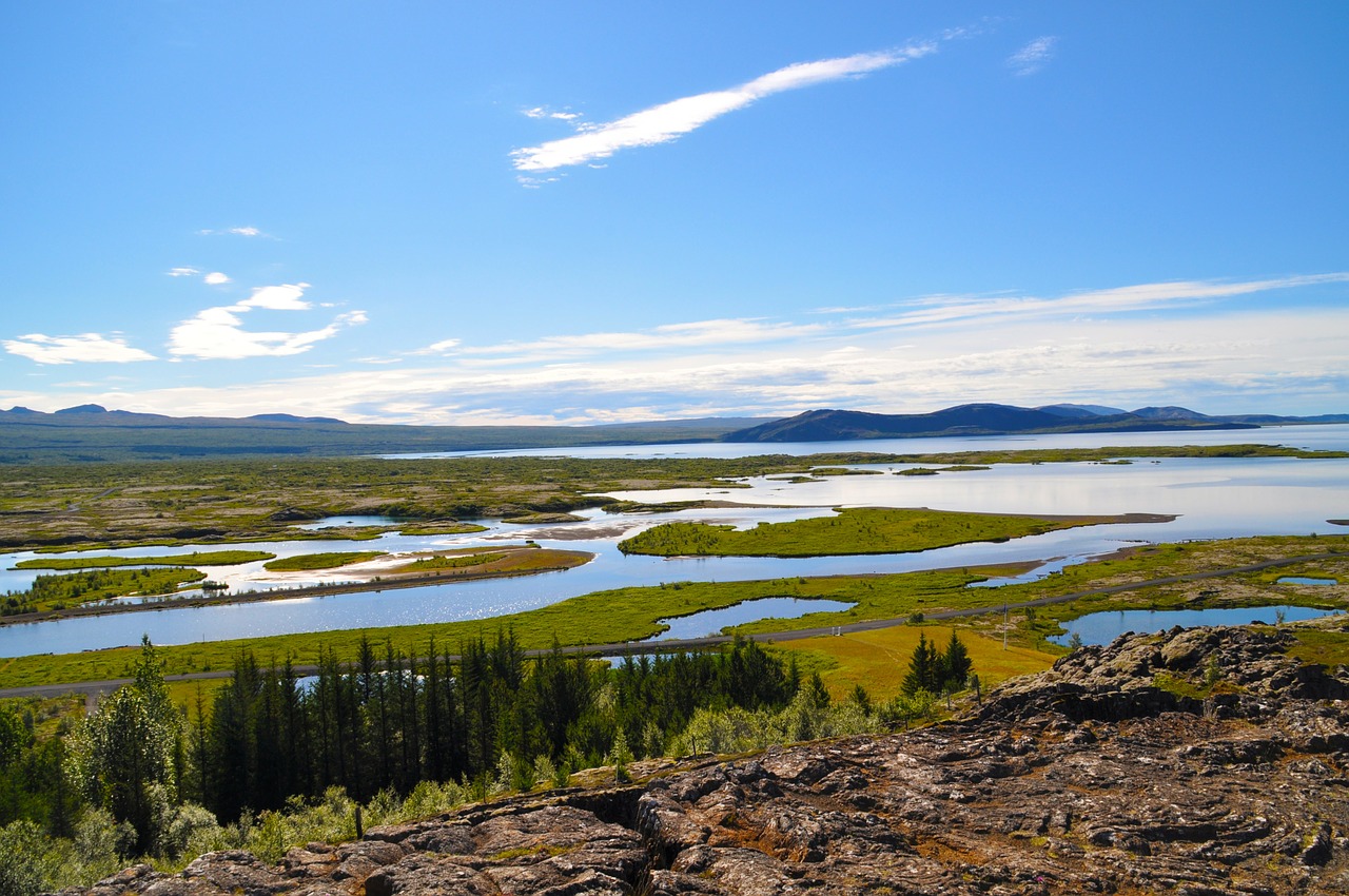 iceland pingvellir landscape free photo