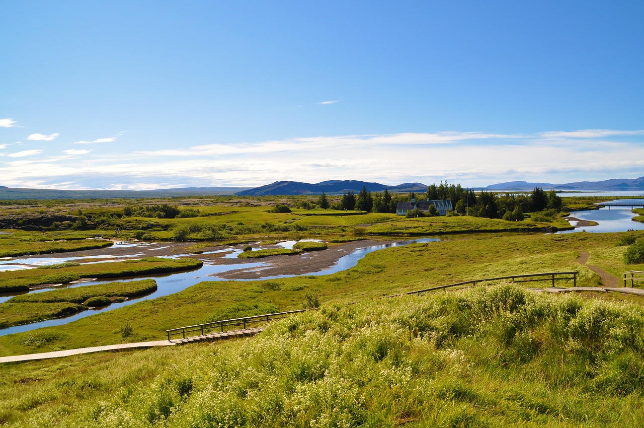 iceland pingvellir landscape free photo