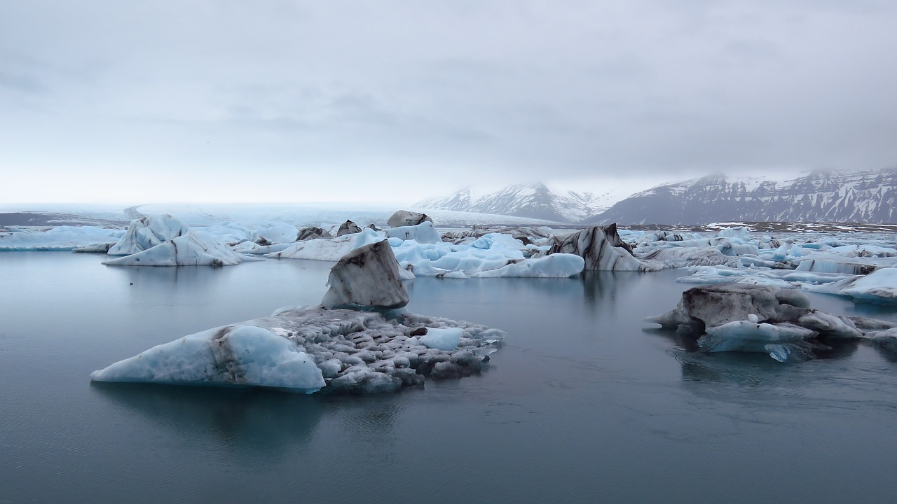 iceland glacier lagoon jökulsarlon free photo