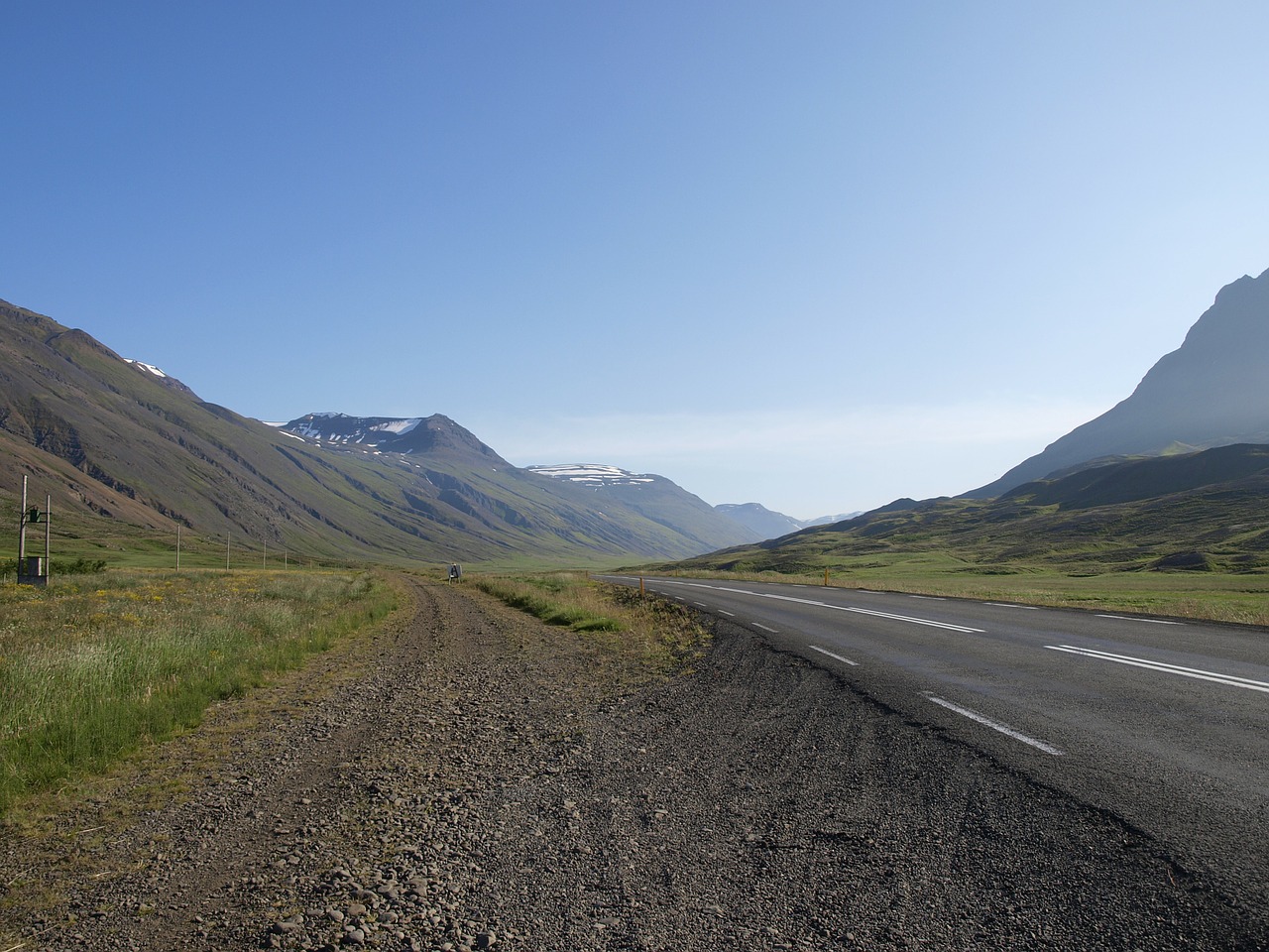 iceland landscape road free photo