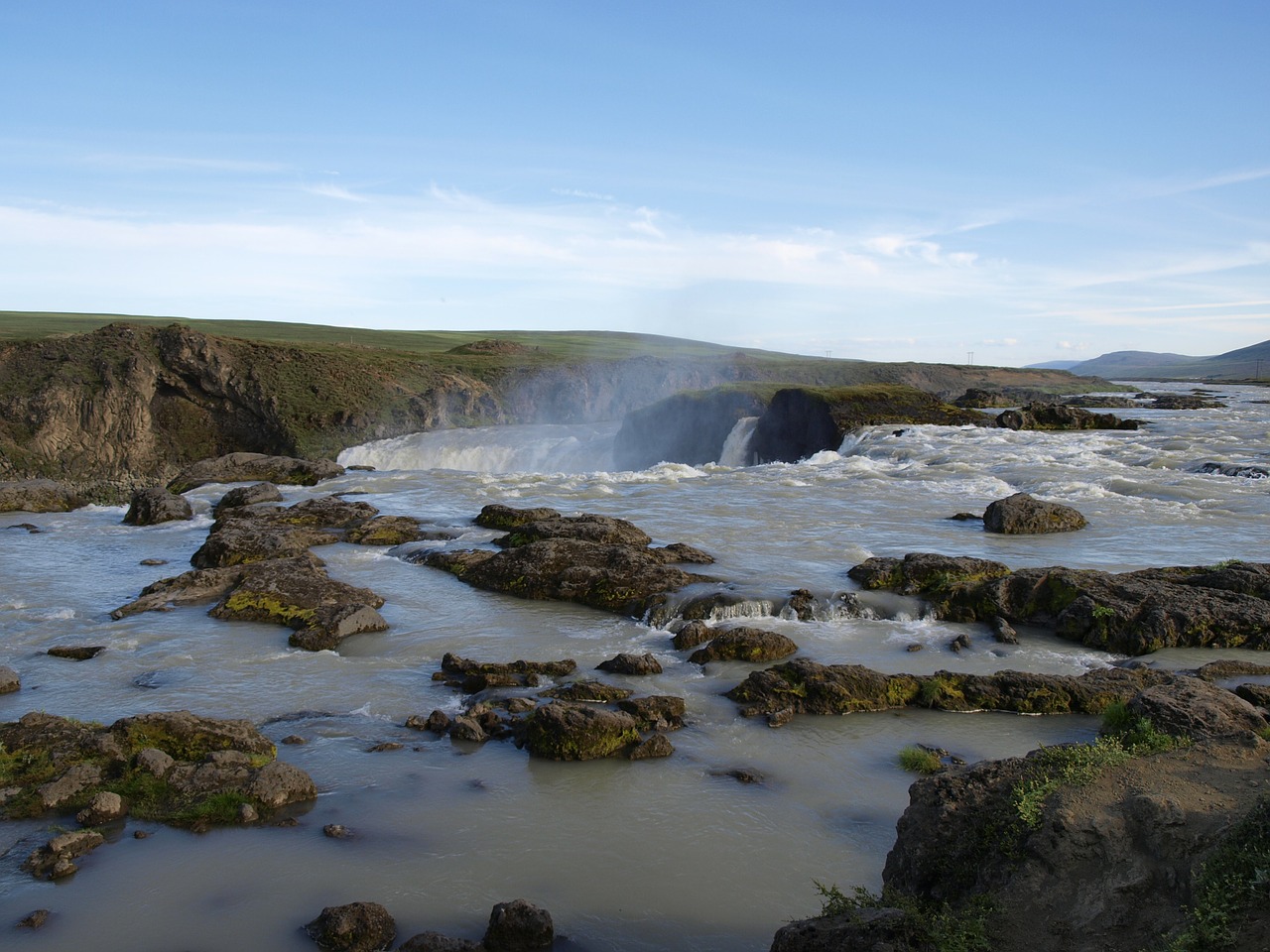 iceland landscape water river free photo