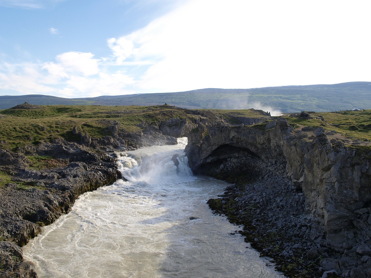 iceland landscape water river free photo