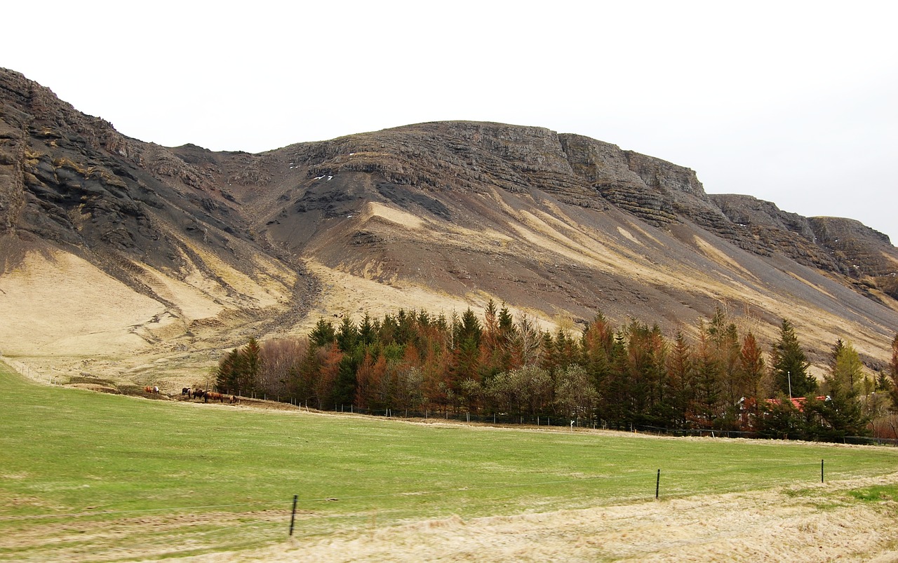 iceland  mountains  mountain landscape free photo