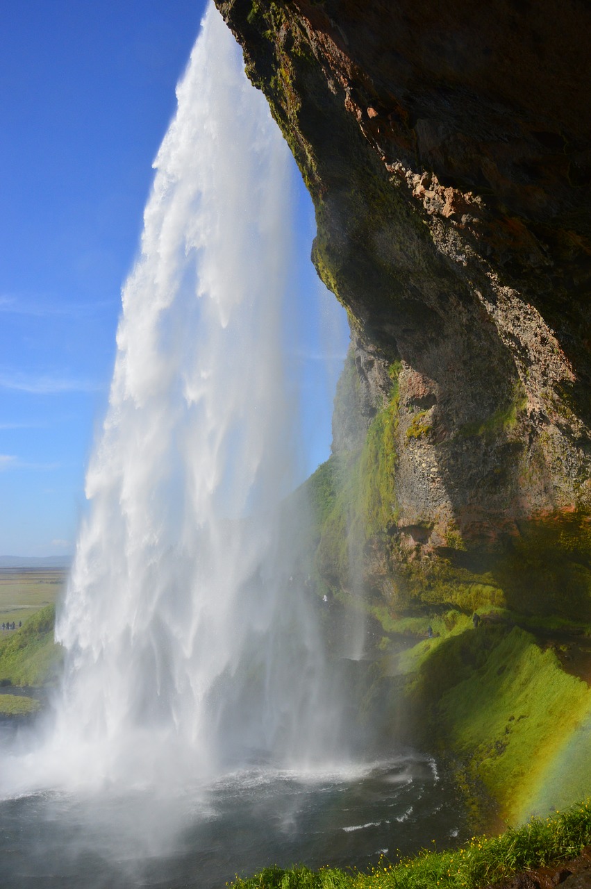 iceland  waterfall  godafoss free photo