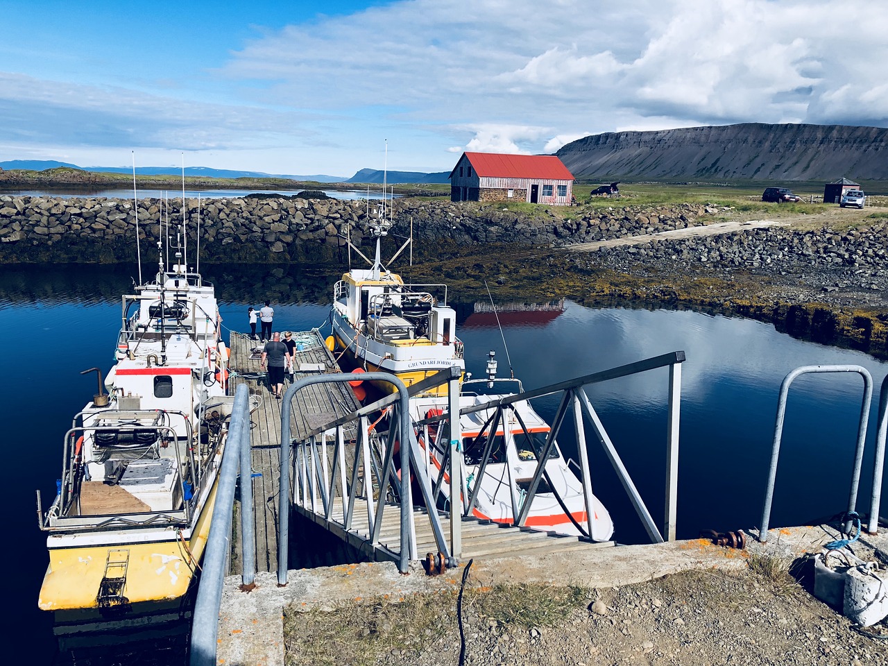 iceland  harbor  ocean free photo