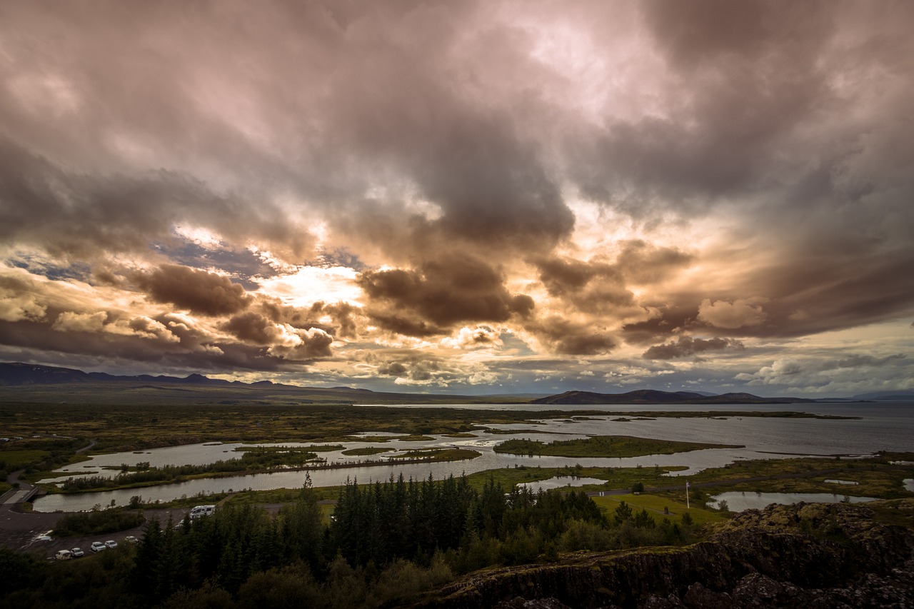 iceland  sky  landscape free photo