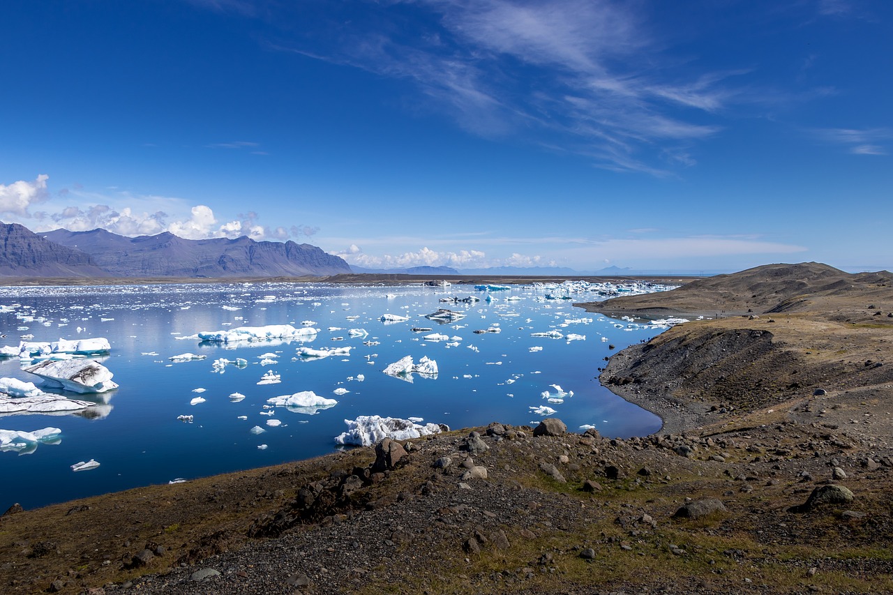 iceland  the glacier  ice free photo