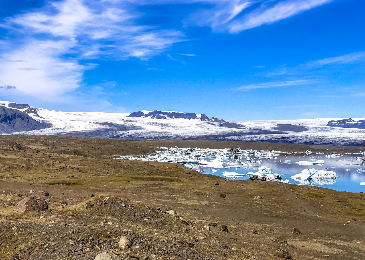 iceland  the glacier  ice free photo