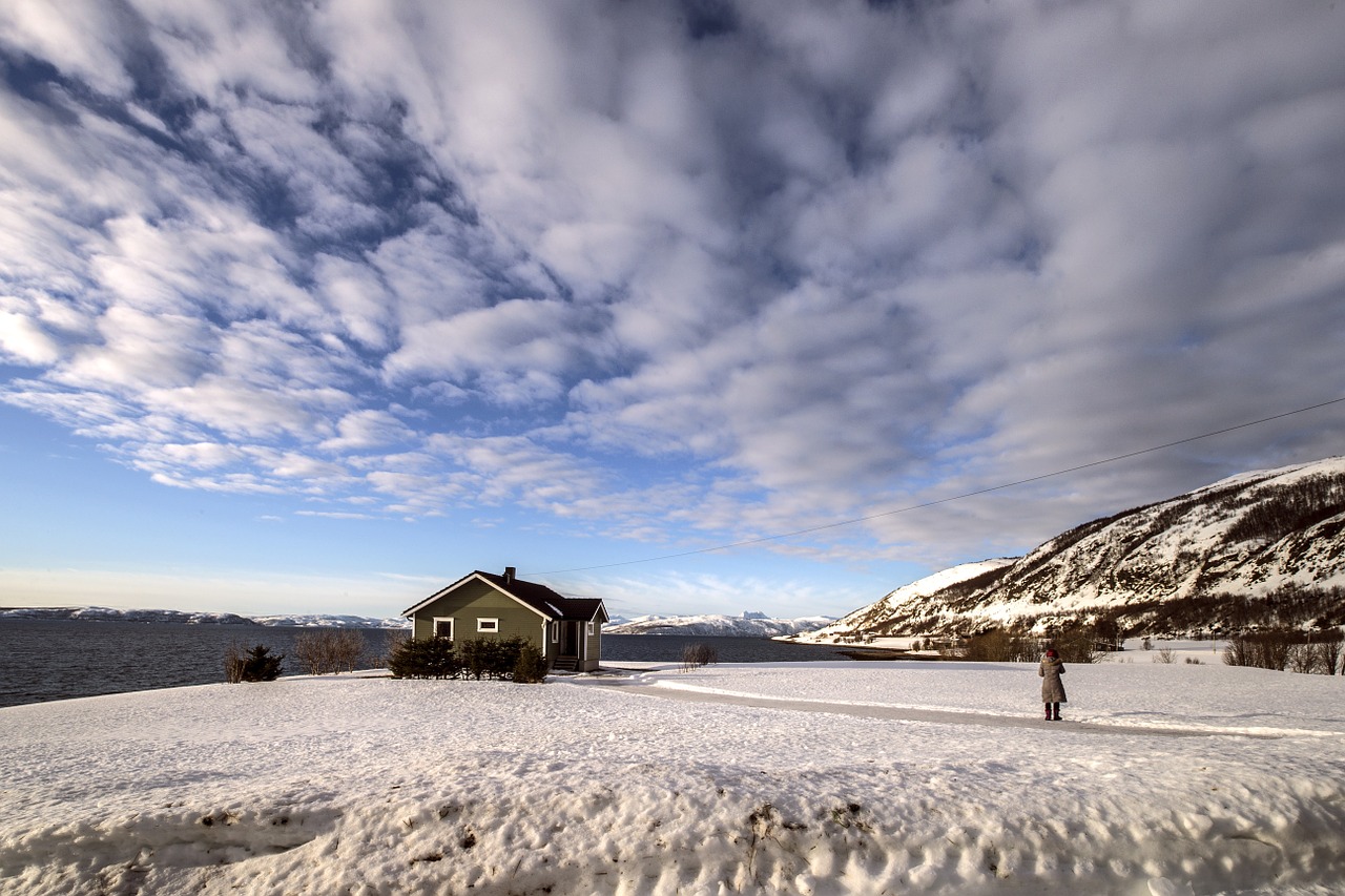 iceland snow the scenery free photo