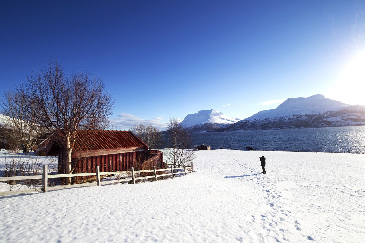 iceland snow the scenery free photo