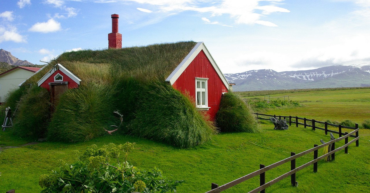 iceland bordafjordur roofing free photo