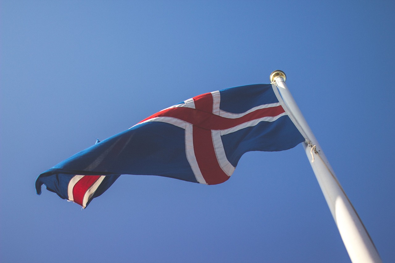 iceland flag national free photo