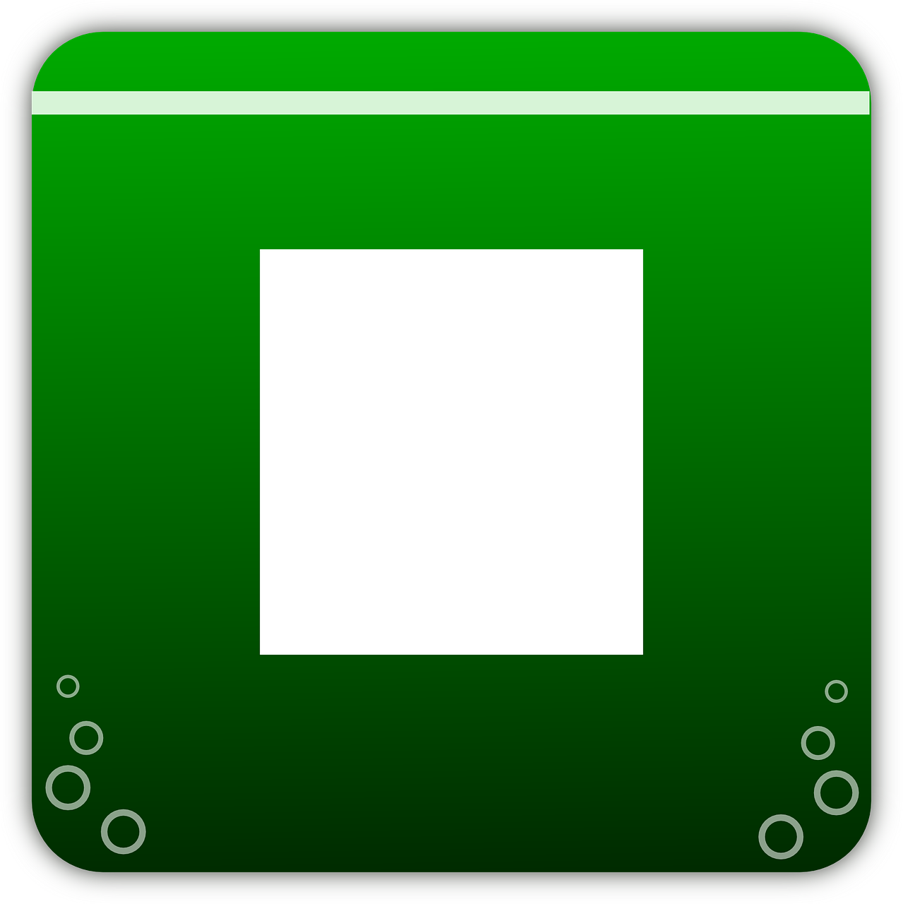 icon green button free photo