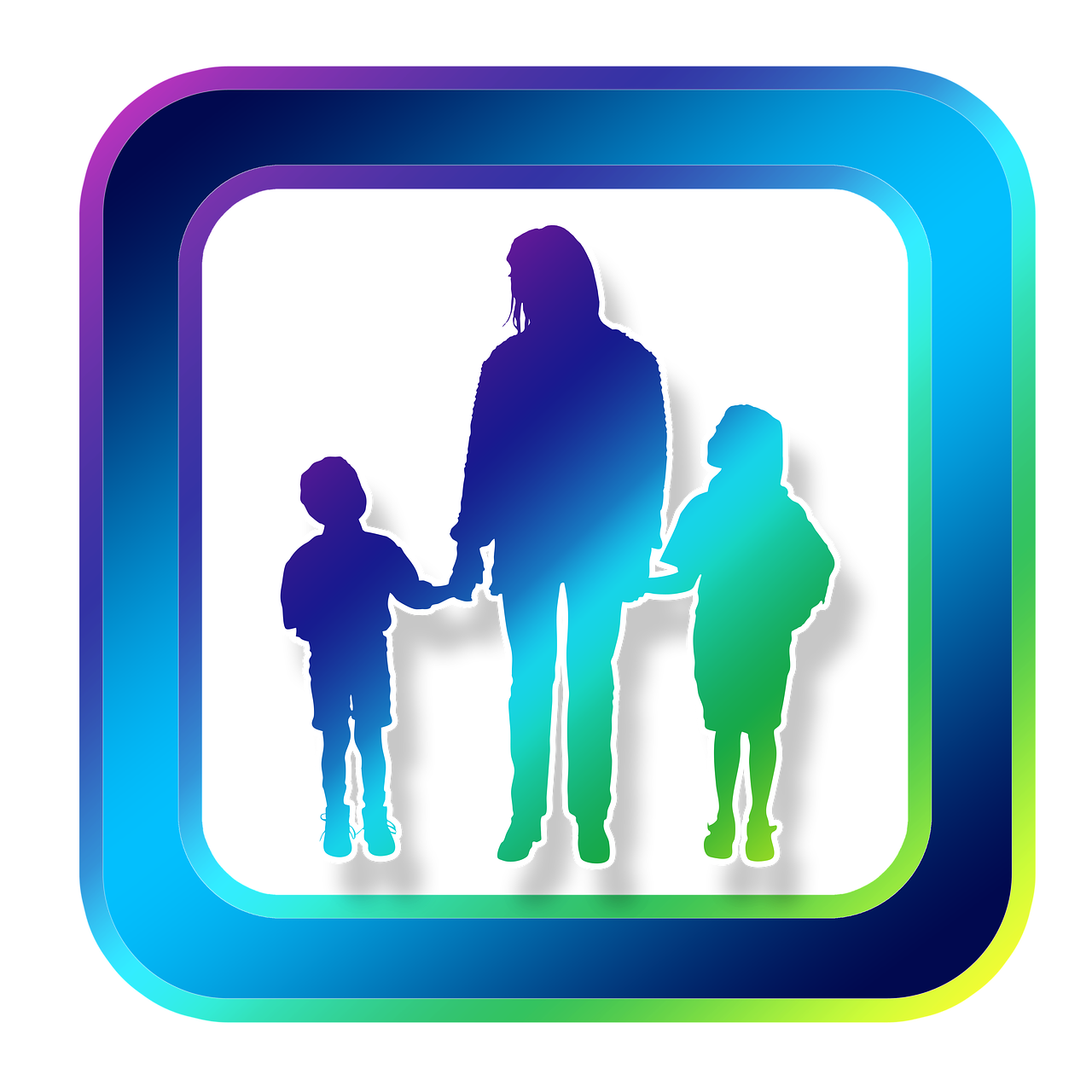 icon family a single parent free photo