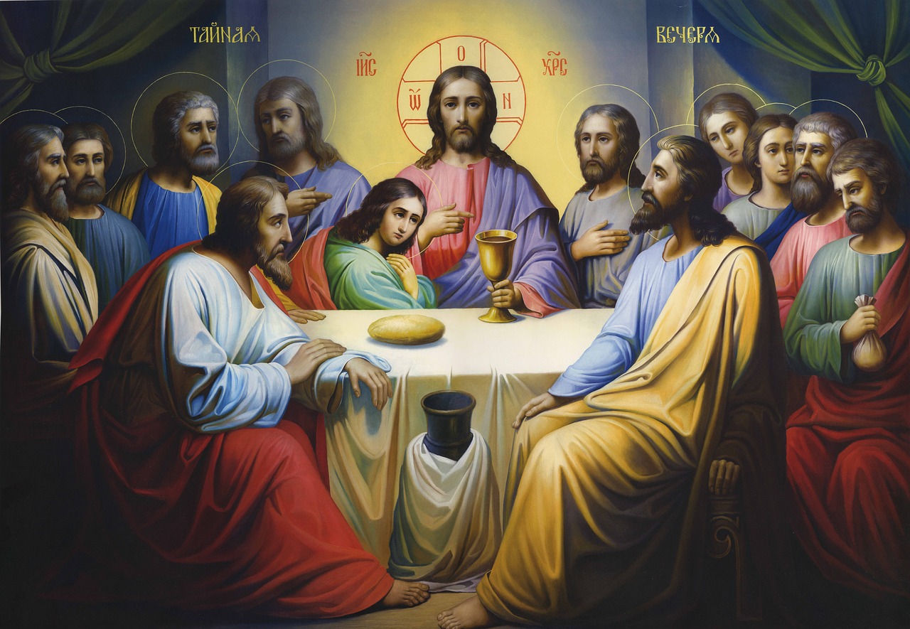 icon lord's supper religion free photo
