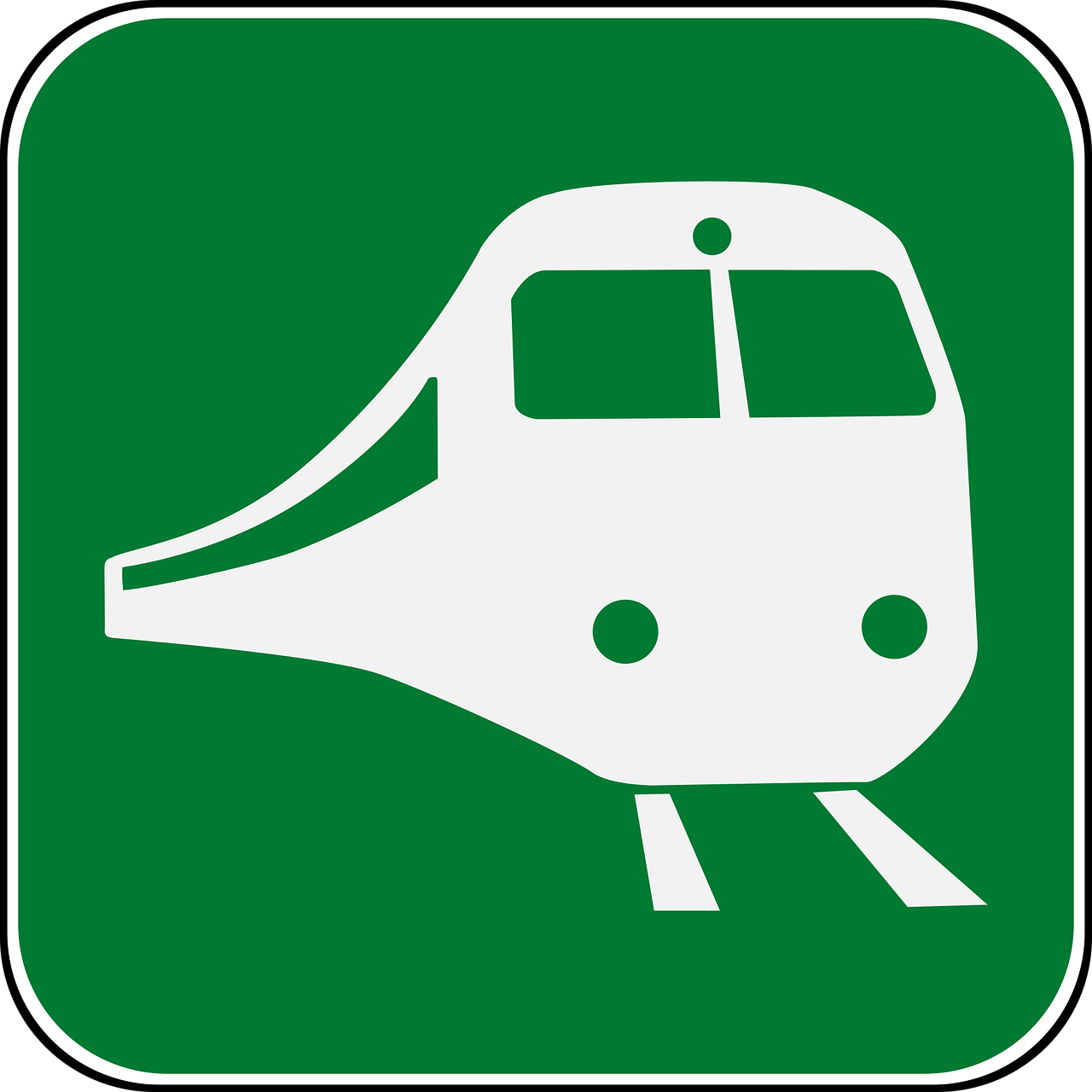 icon pictogram railroad station free photo