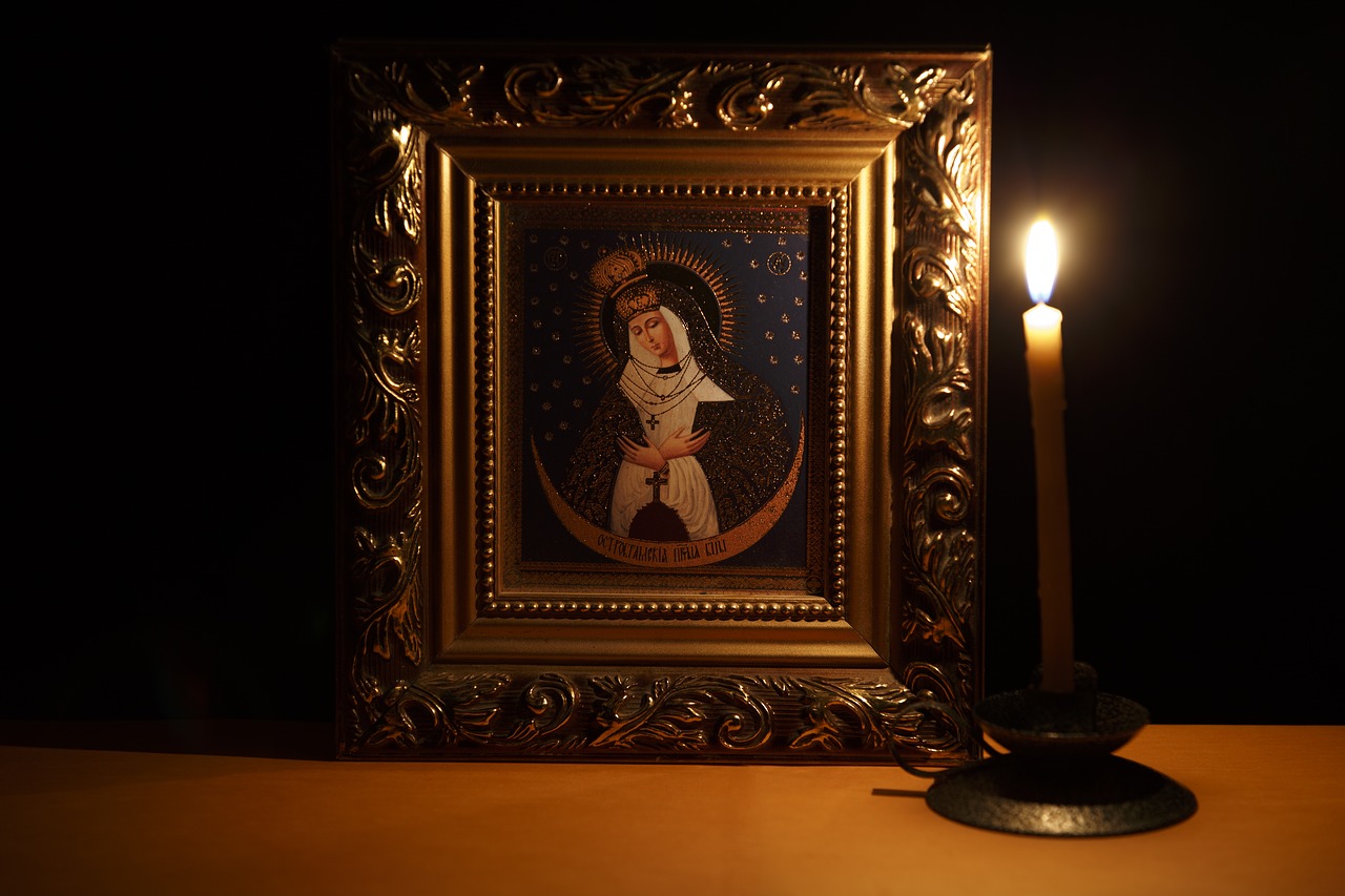 icon candle religion free photo