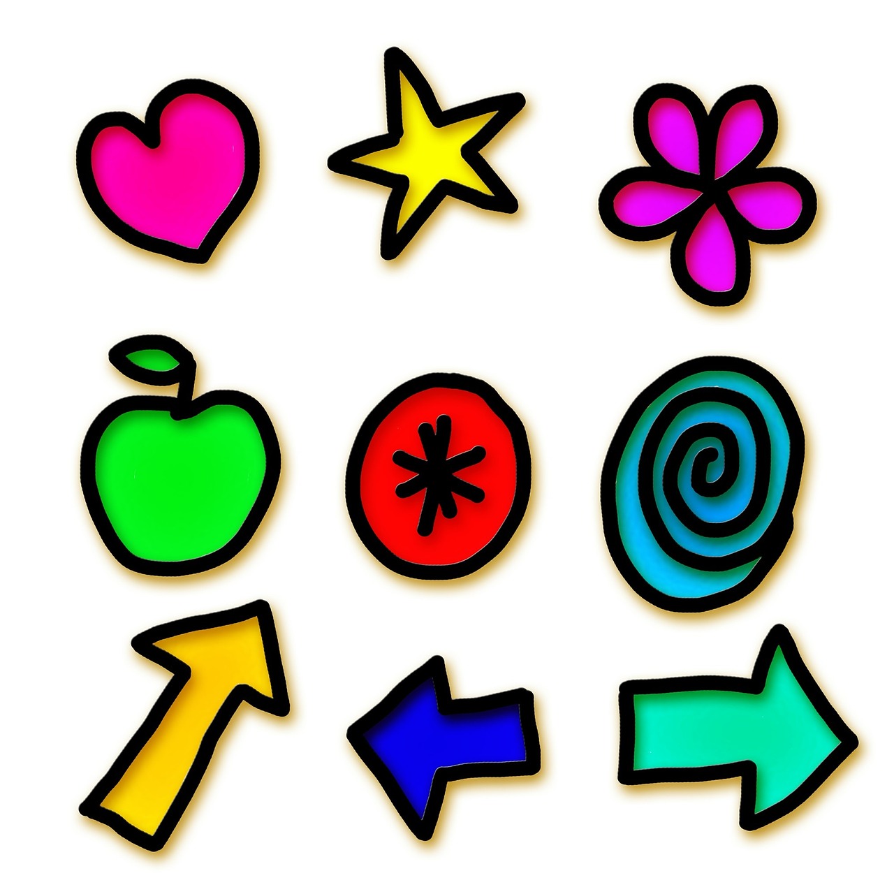 icons symbols shapes free photo